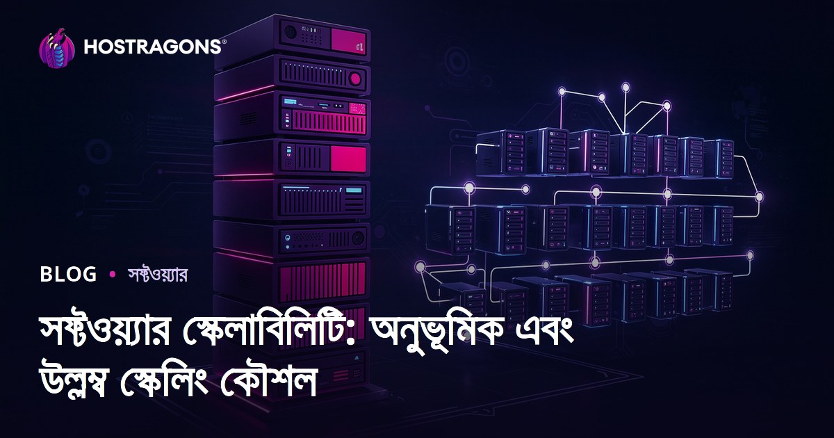 সফ্টওয়্যার স্কেলাবিলিটি: অনুভূমিক এবং উল্লম্ব স্কেলিং কৌশল