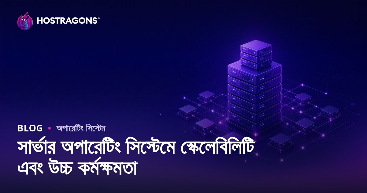 সার্ভার অপারেটিং সিস্টেমে স্কেলেবিলিটি এবং উচ্চ কর্মক্ষমতা