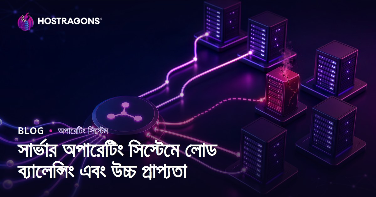 সার্ভার অপারেটিং সিস্টেমে লোড ব্যালেন্সিং এবং উচ্চ প্রাপ্যতা