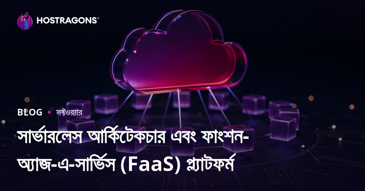 সার্ভারলেস আর্কিটেকচার এবং ফাংশন-অ্যাজ-এ-সার্ভিস (FaaS) প্ল্যাটফর্ম