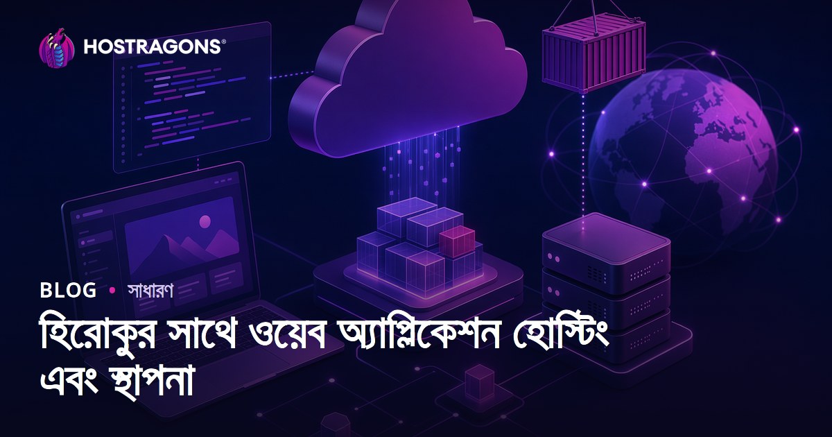 হিরোকুর সাথে ওয়েব অ্যাপ্লিকেশন হোস্টিং এবং স্থাপনা