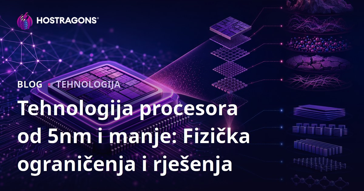 Tehnologija procesora od 5nm i manje: Fizička ograničenja i rješenja