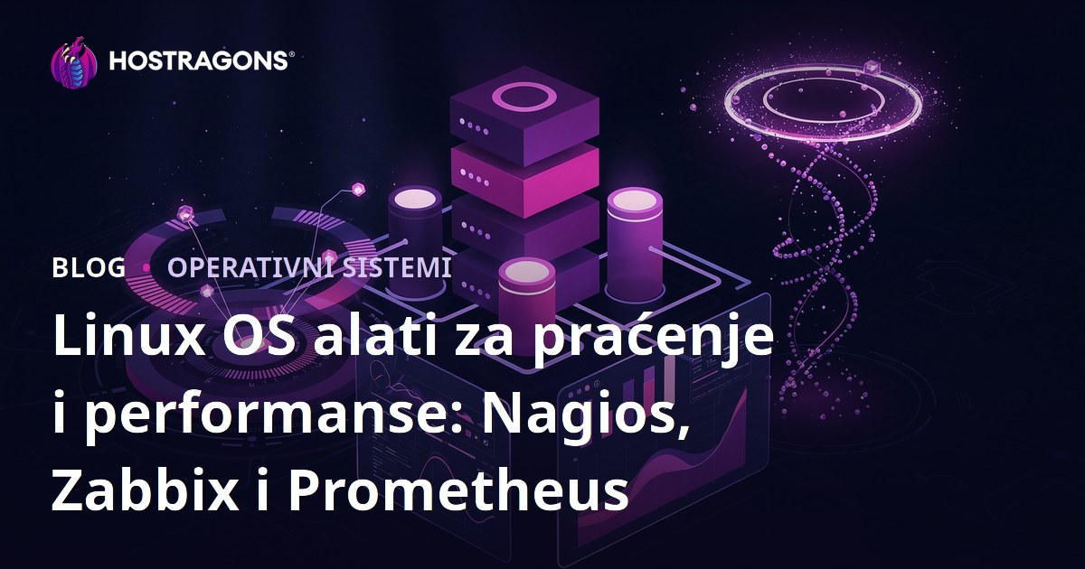 Linux OS alati za praćenje i performanse: Nagios, Zabbix i Prometheus