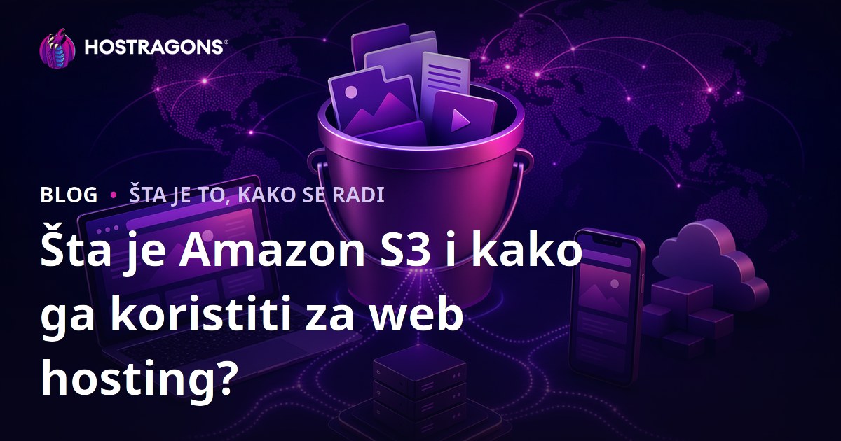 Šta je Amazon S3 i kako ga koristiti za web hosting?