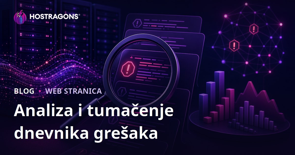 Analiza i tumačenje dnevnika grešaka