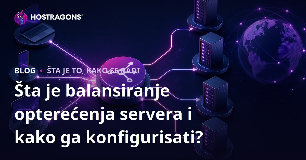 Šta je balansiranje opterećenja servera i kako ga konfigurisati?
