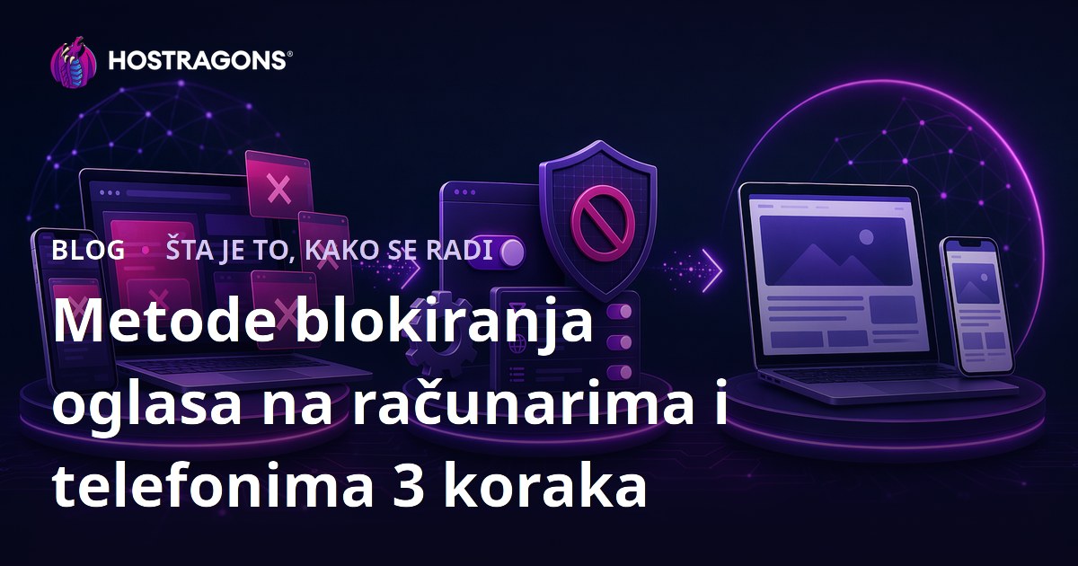 Metode blokiranja oglasa na računarima i telefonima 3 koraka