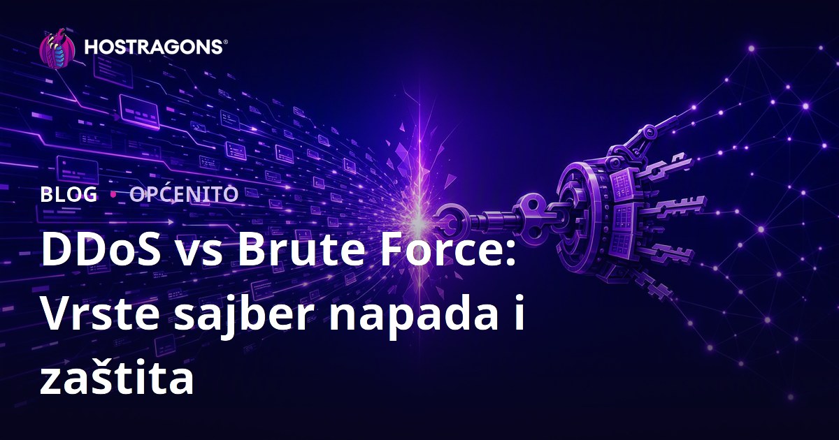 DDoS vs Brute Force: Vrste sajber napada i zaštita