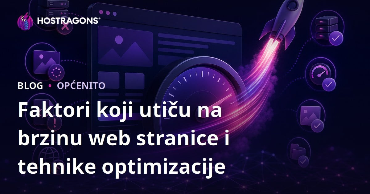 Faktori koji utiču na brzinu web stranice i tehnike optimizacije