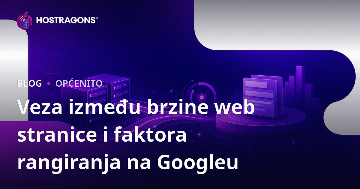 Veza između brzine web stranice i faktora rangiranja na Googleu