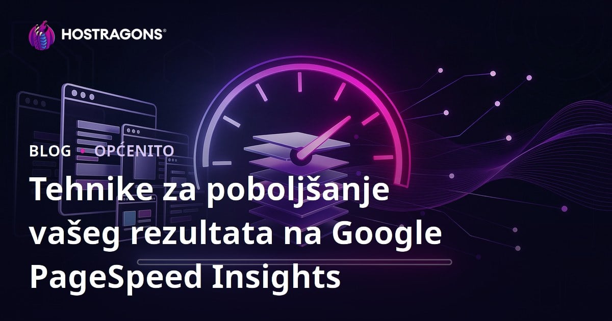 Tehnike za poboljšanje vašeg rezultata na Google PageSpeed Insights