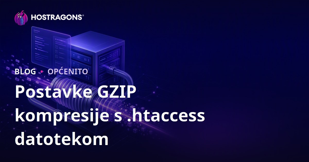 Postavke GZIP kompresije s .htaccess datotekom