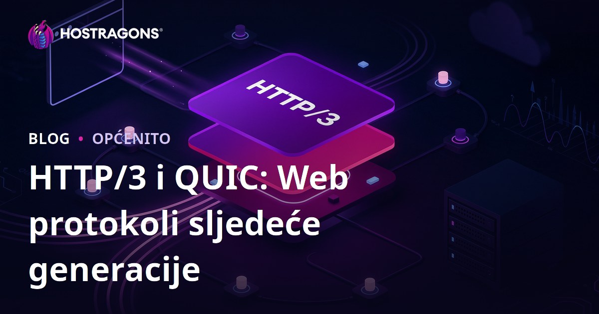 HTTP/3 i QUIC: Web protokoli sljedeće generacije