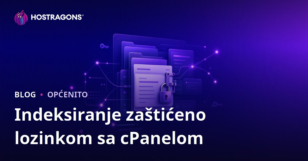 Indeksiranje zaštićeno lozinkom sa cPanelom