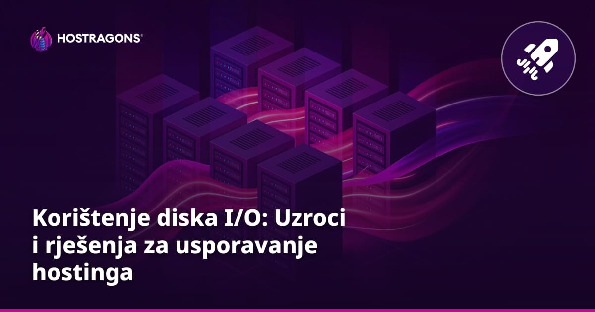 Korištenje diska I/O: Uzroci i rješenja za usporavanje hostinga