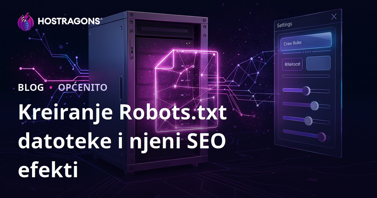 Kreiranje Robots.txt datoteke i njeni SEO efekti