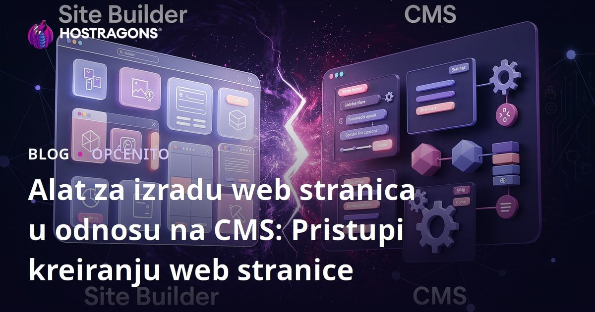 Alat za izradu web stranica u odnosu na CMS: Pristupi kreiranju web stranice