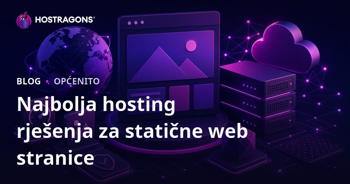 Najbolja hosting rješenja za statične web stranice