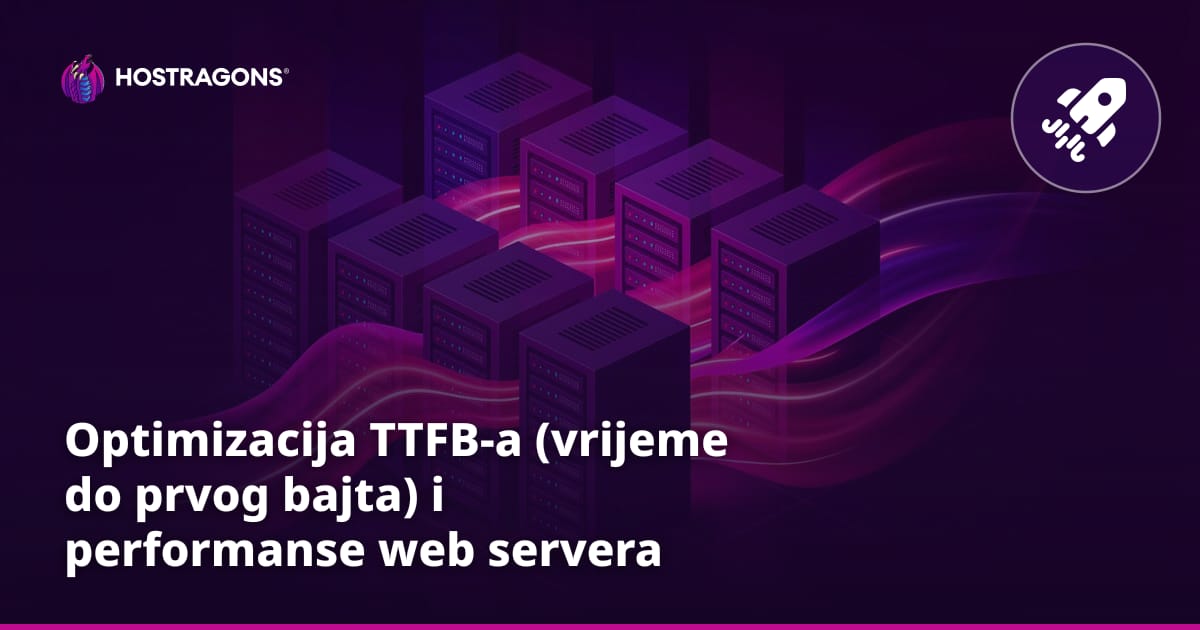 Optimizacija TTFB-a (vrijeme do prvog bajta) i performanse web servera
