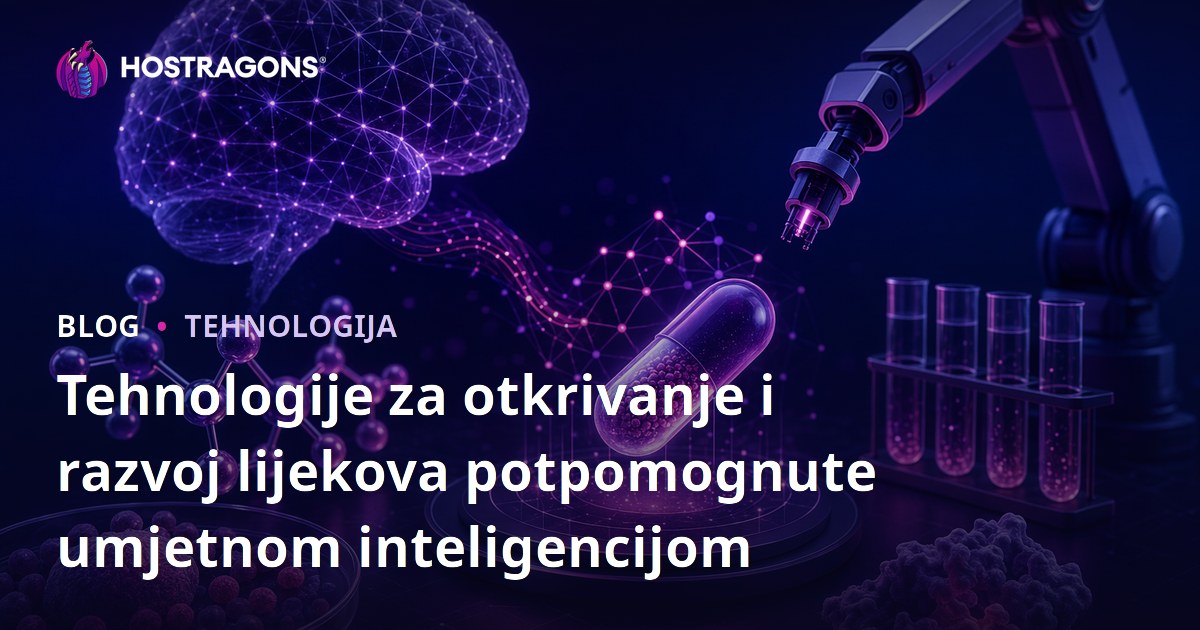 Tehnologije za otkrivanje i razvoj lijekova potpomognute umjetnom inteligencijom