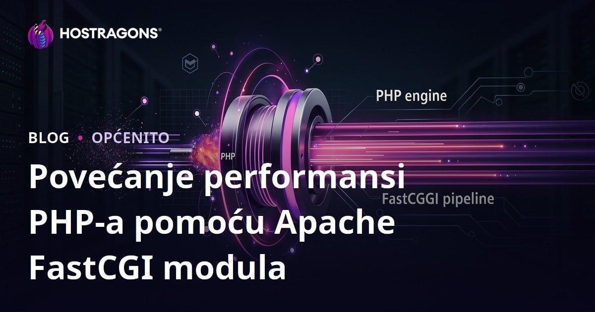 Povećanje performansi PHP-a pomoću Apache FastCGI modula