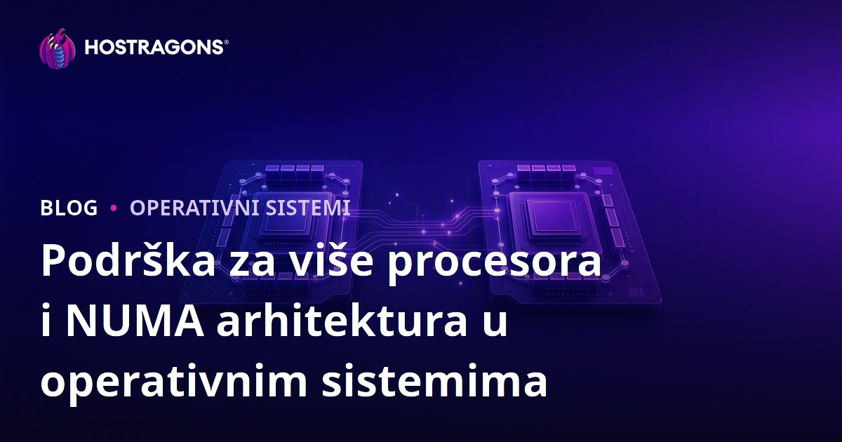 Podrška za više procesora i NUMA arhitektura u operativnim sistemima