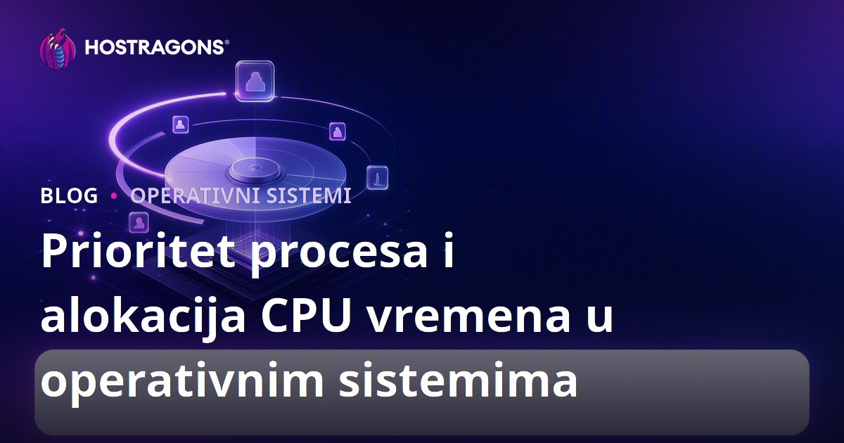 Prioritet procesa i alokacija CPU vremena u operativnim sistemima