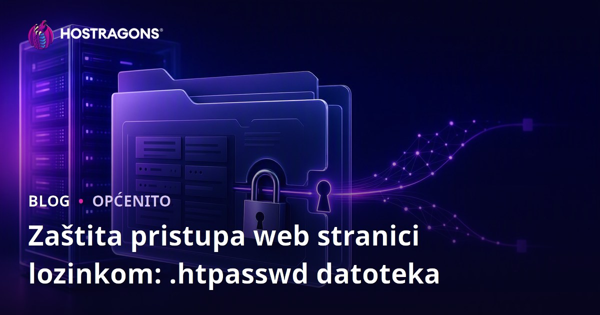Zaštita pristupa web stranici lozinkom: .htpasswd datoteka
