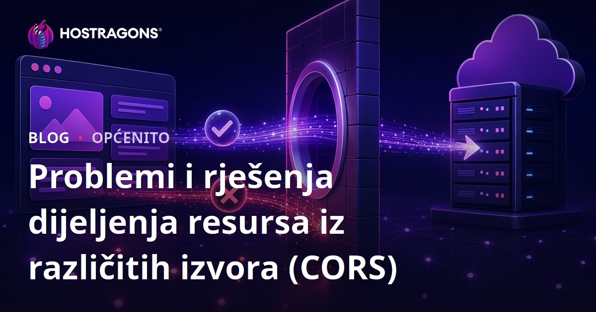 Problemi i rješenja dijeljenja resursa iz različitih izvora (CORS)