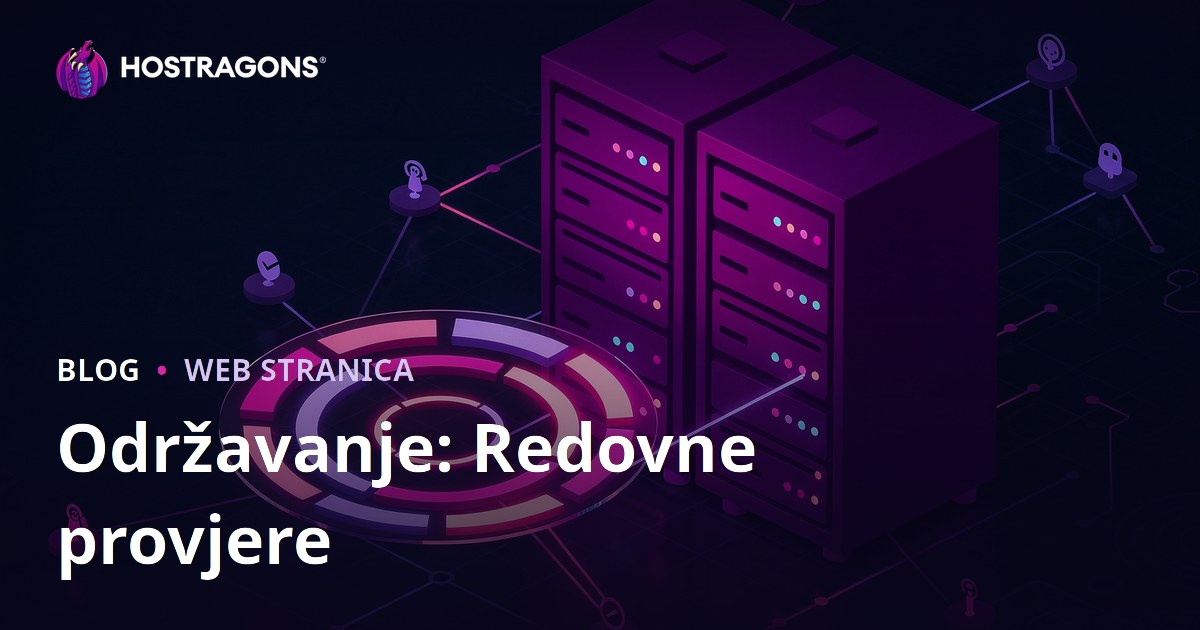 Održavanje: Redovne provjere