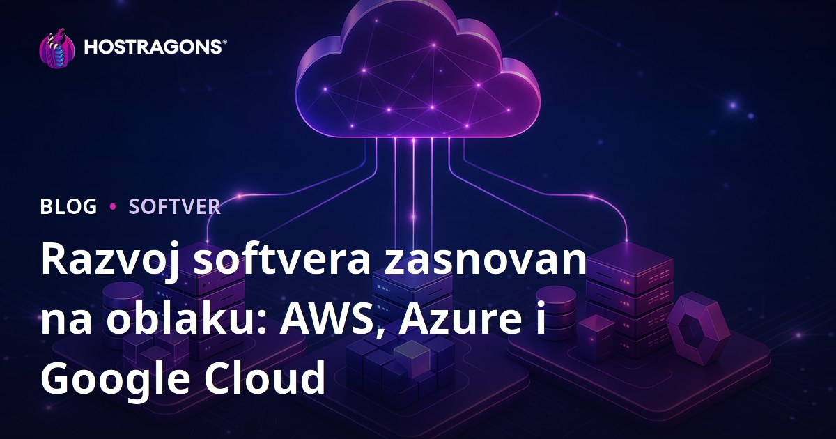 Razvoj softvera zasnovan na oblaku: AWS, Azure i Google Cloud