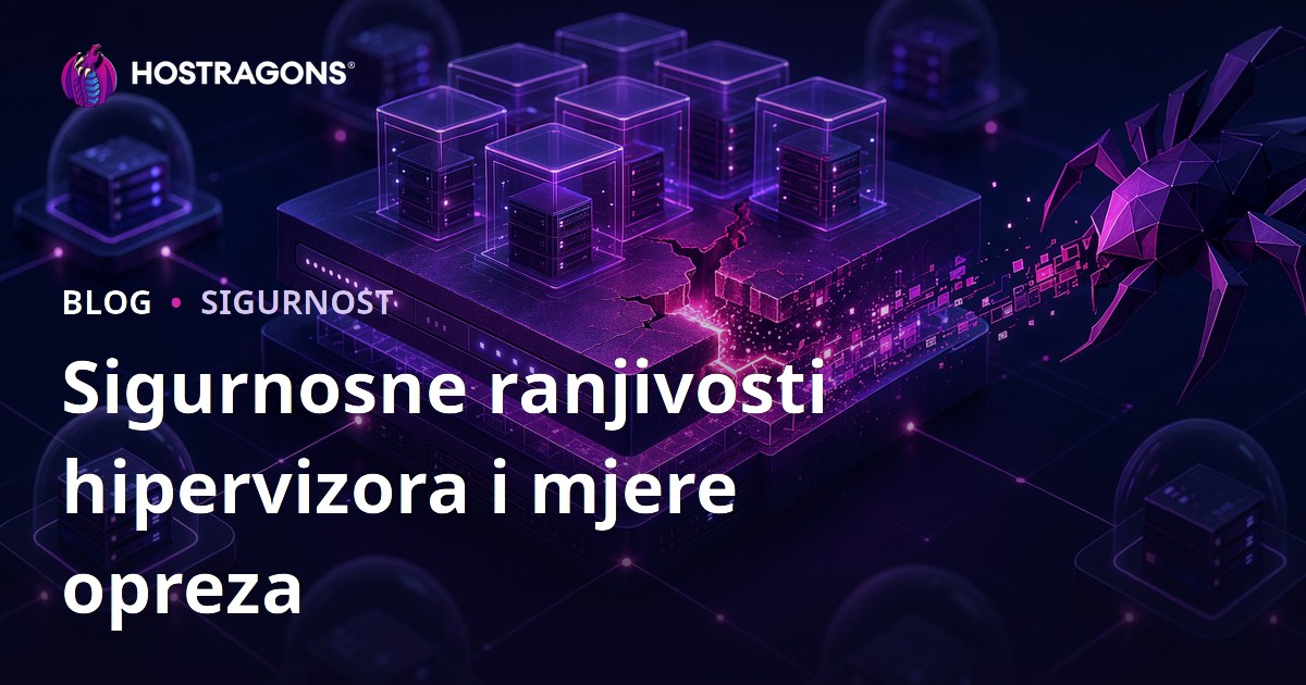 Sigurnosne ranjivosti hipervizora i mjere opreza