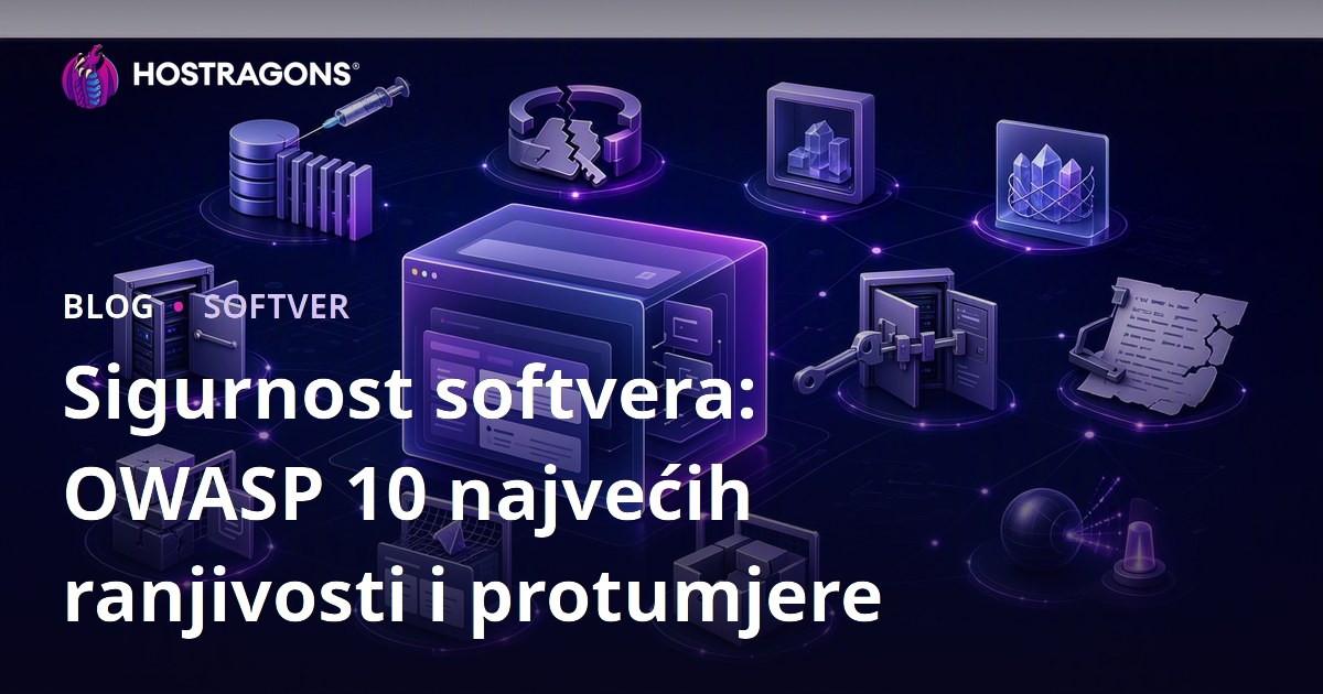 Sigurnost softvera: OWASP 10 najvećih ranjivosti i protumjere