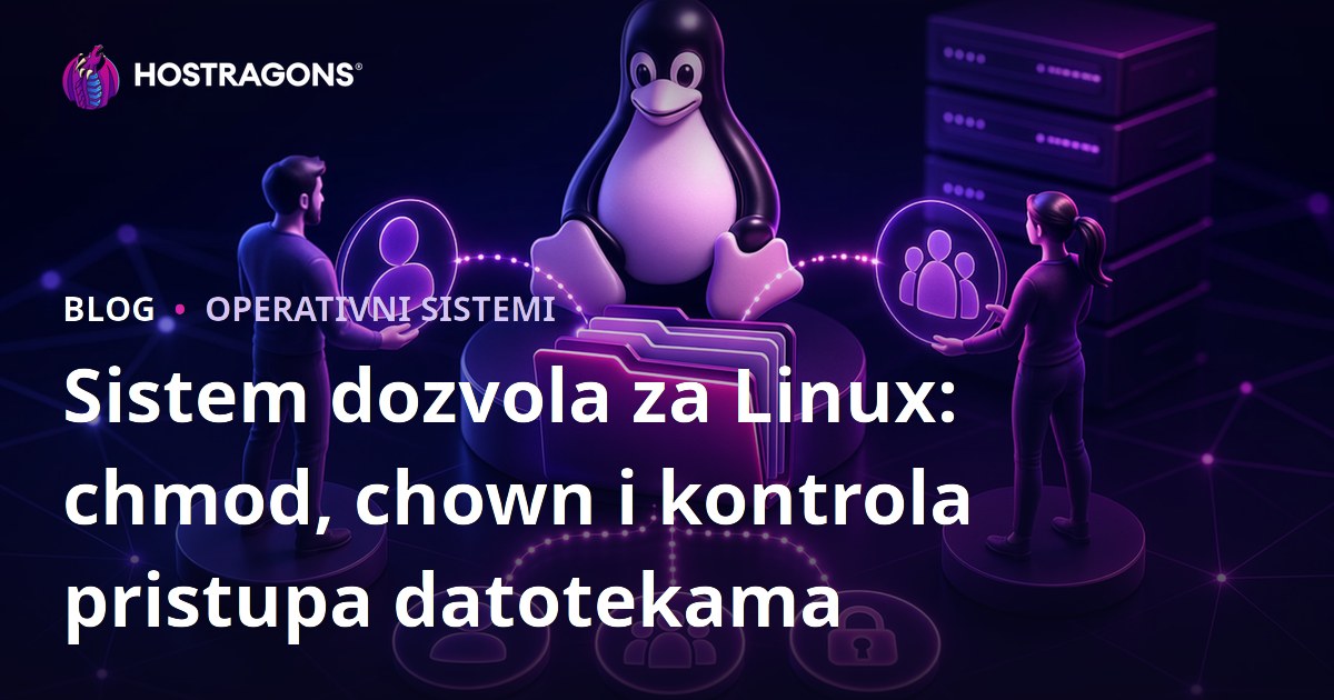Sistem dozvola za Linux: chmod, chown i kontrola pristupa datotekama