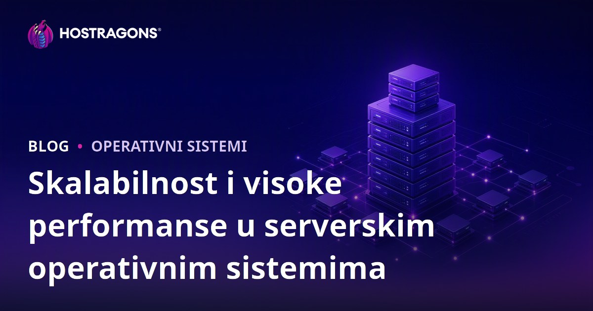 Skalabilnost i visoke performanse u serverskim operativnim sistemima
