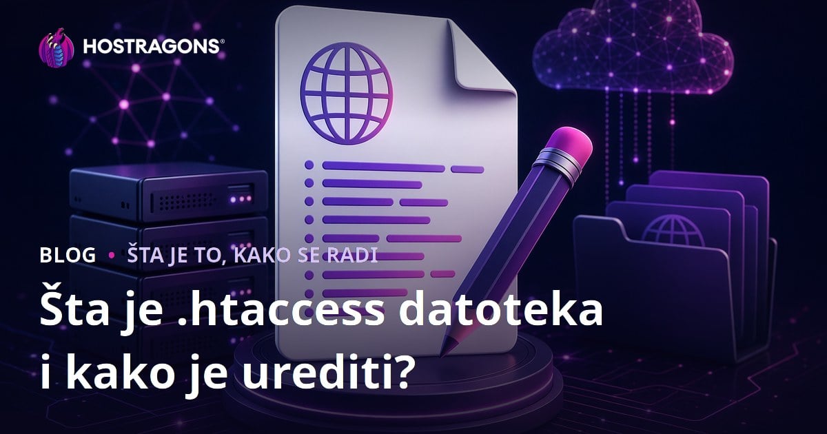 Šta je .htaccess datoteka i kako je urediti?