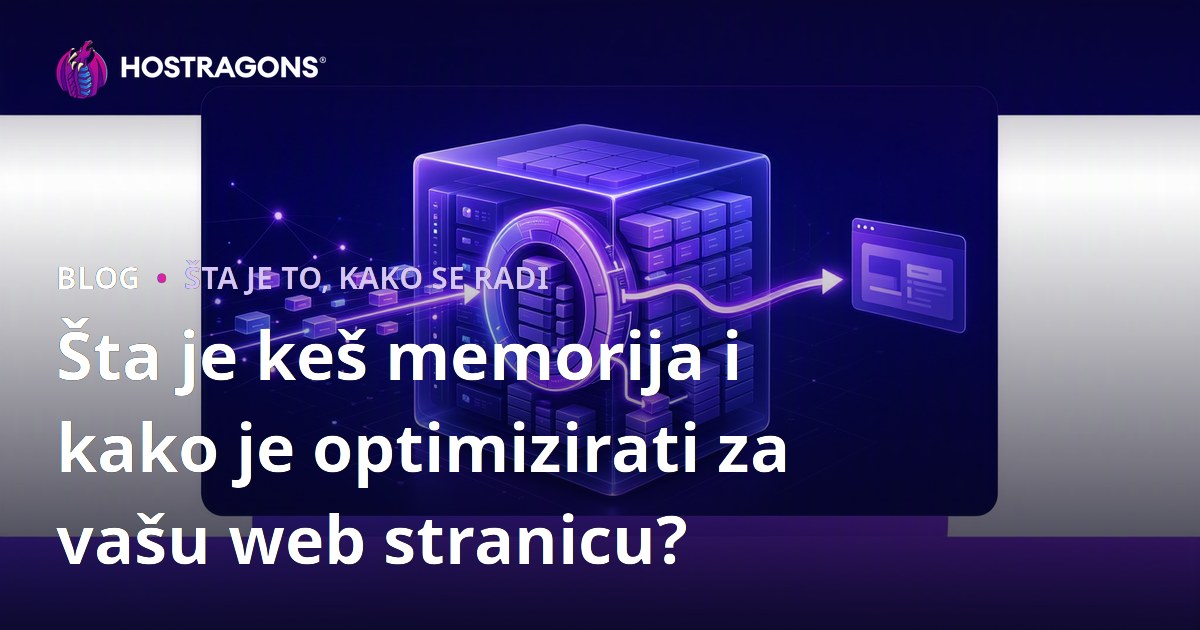Šta je keš memorija i kako je optimizirati za vašu web stranicu?