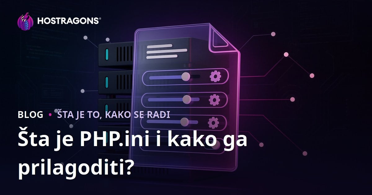 Šta je PHP.ini i kako ga prilagoditi?