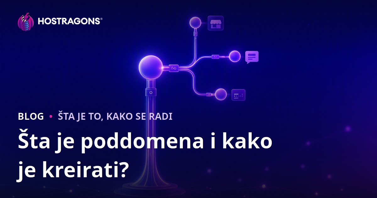 Šta je poddomena i kako je kreirati?