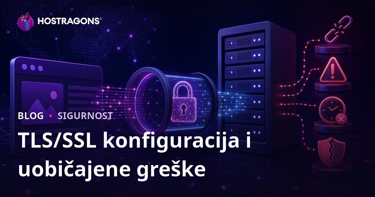TLS/SSL konfiguracija i uobičajene greške