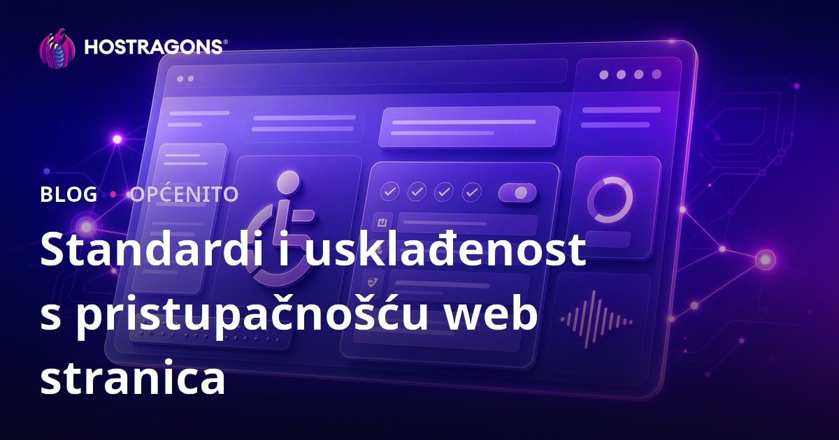 Standardi i usklađenost s pristupačnošću web stranica