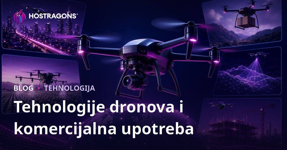 Tehnologije dronova i komercijalna upotreba