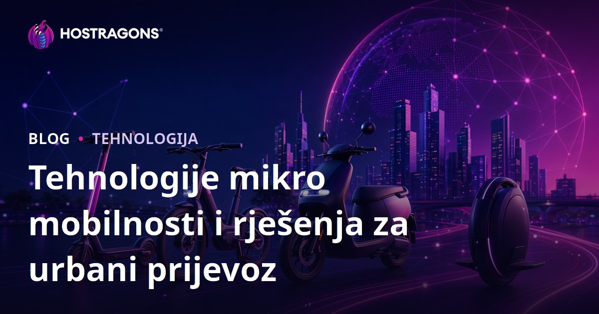 Tehnologije mikro mobilnosti i rješenja za urbani prijevoz