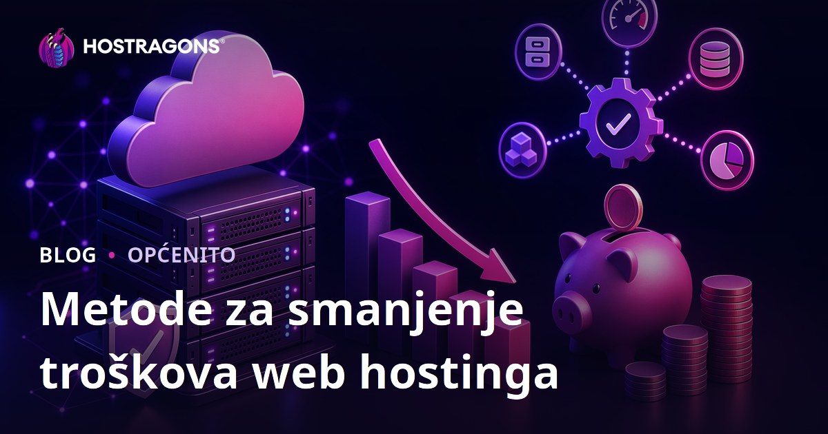 Metode za smanjenje troškova web hostinga