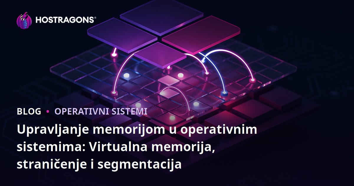 Upravljanje memorijom u operativnim sistemima: Virtualna memorija, straničenje i segmentacija