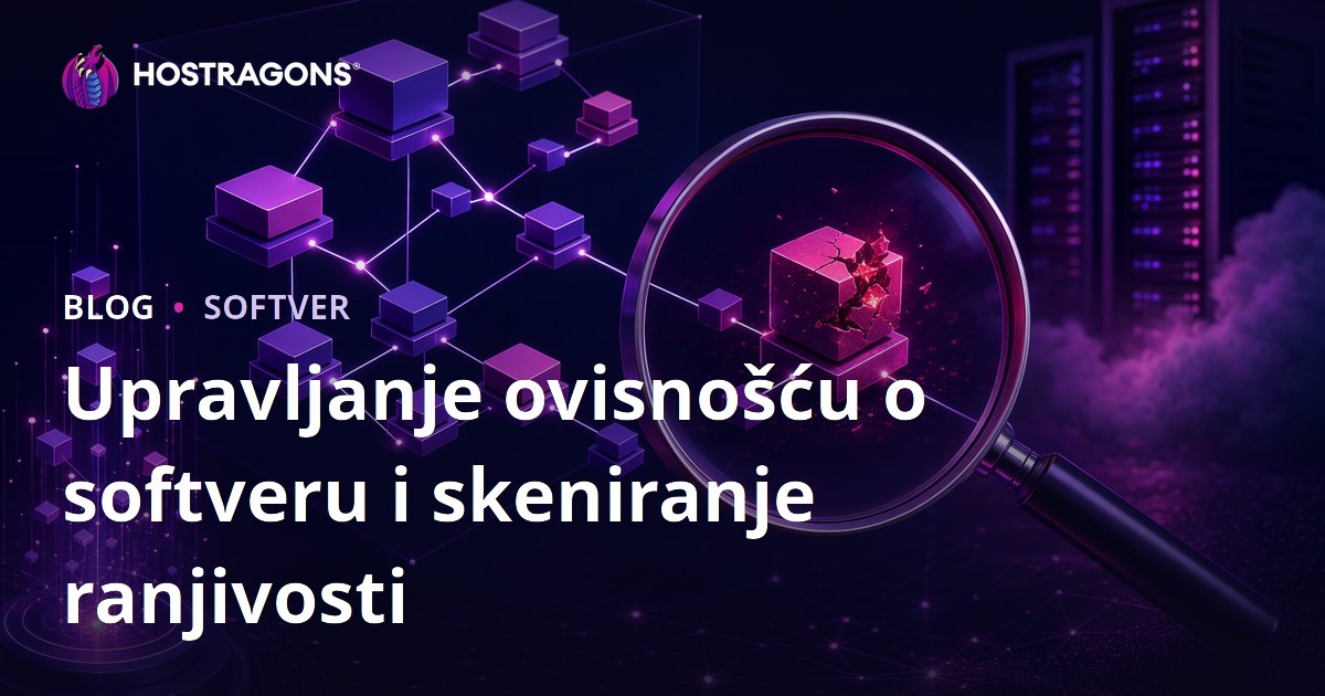 Upravljanje ovisnošću o softveru i skeniranje ranjivosti