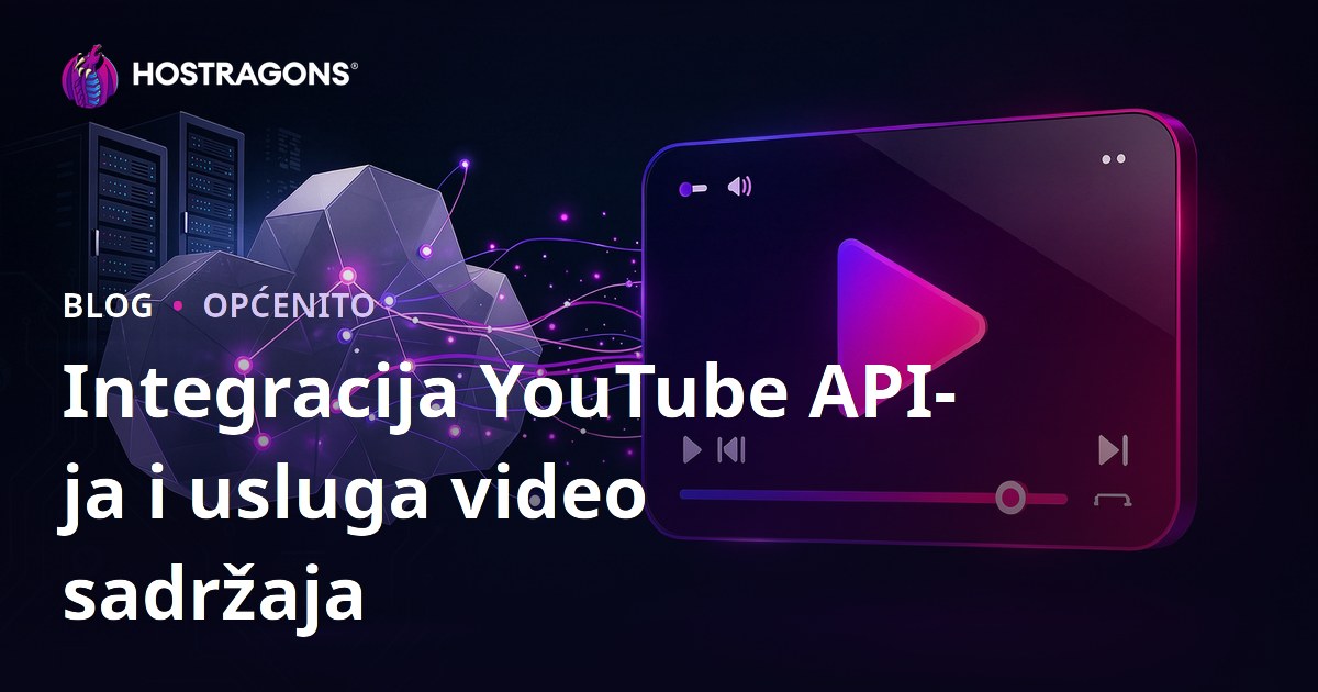 Integracija YouTube API-ja i usluga video sadržaja