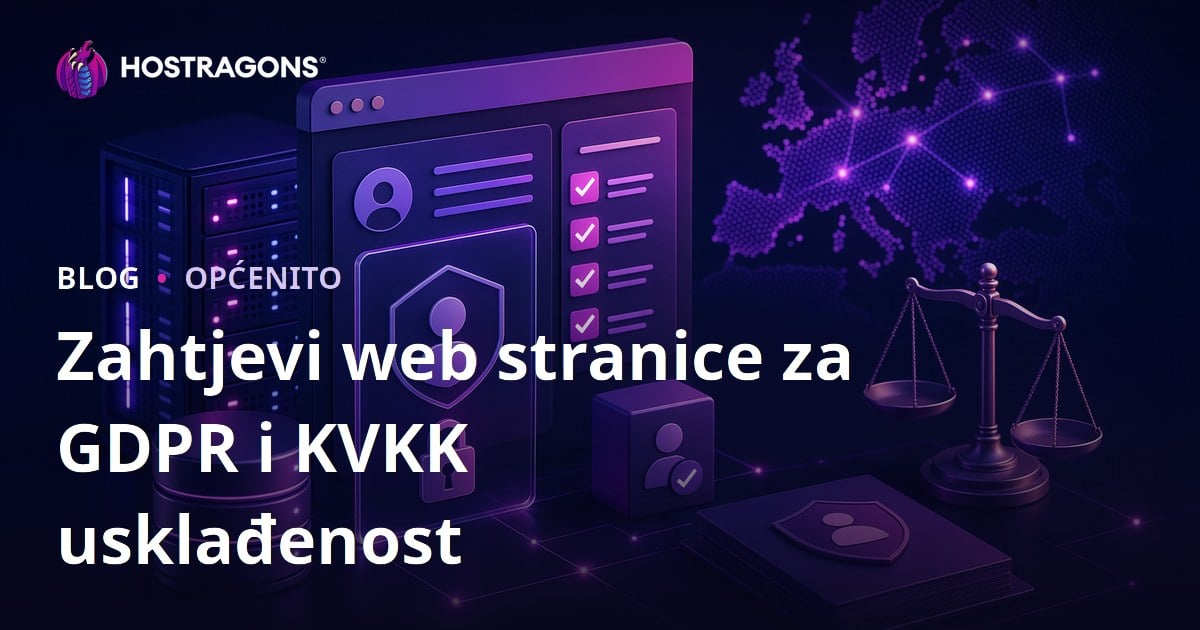 Zahtjevi web stranice za GDPR i KVKK usklađenost