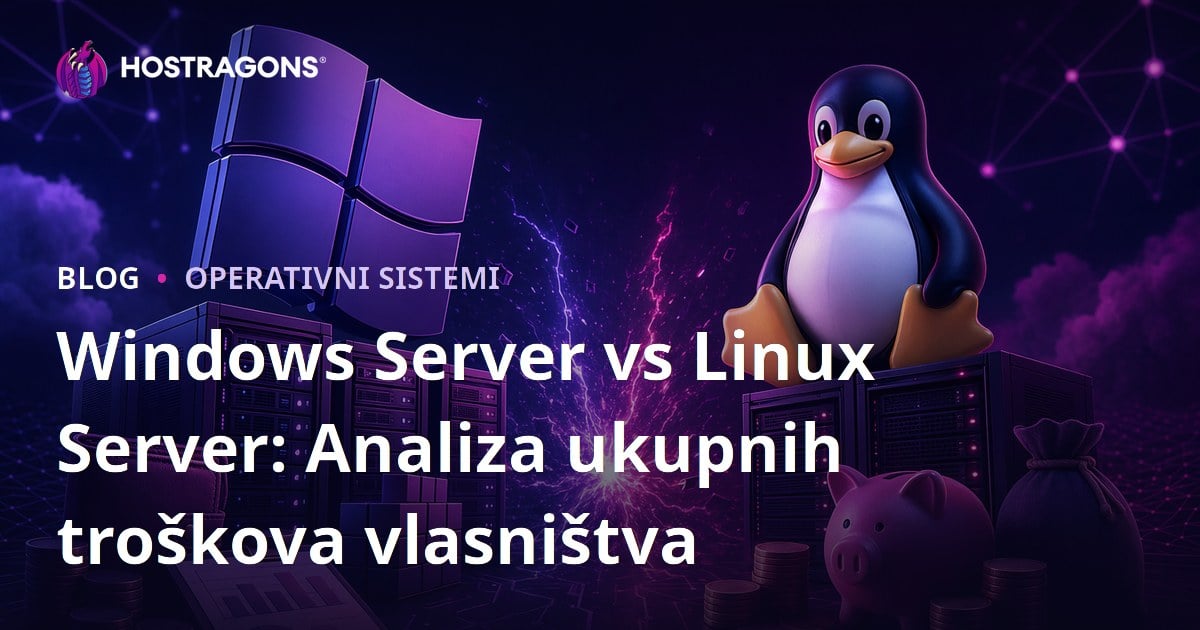 Windows Server vs Linux Server: Analiza ukupnih troškova vlasništva