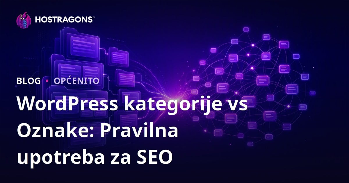 WordPress kategorije vs Oznake: Pravilna upotreba za SEO